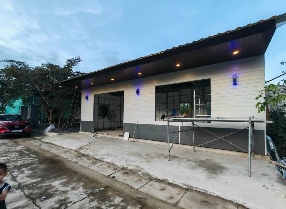 Anh Tuấn Group đang thi công nhà lắp ghép panel cấp 4 tại Kiên Giang