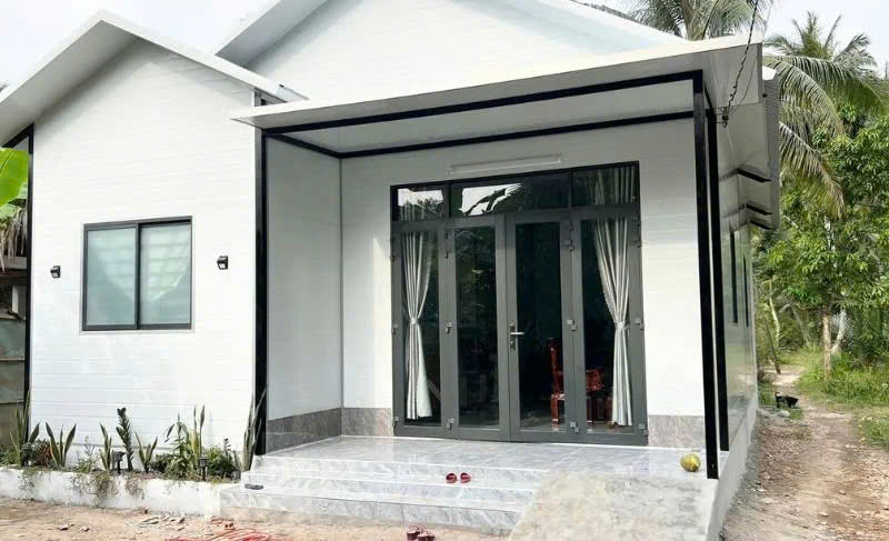Nhà lắp ghép panel cấp 4 tại Trà Vinh đã thi công - Anh Tuấn Group