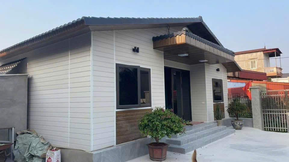 Căn nhà lắp ghép panel 3 phòng ngủ tại Nha Trang do Anh Tuấn Group đã thi công