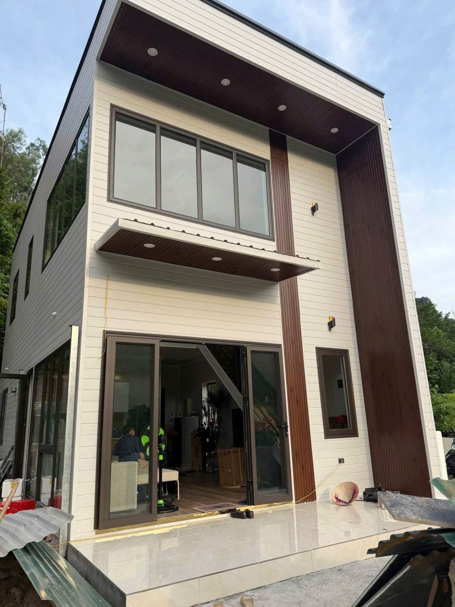 Nhà lắp ghép panel 2 tầng của Anh Tuấn Group đã hoàn thiện tại Bình Thuận