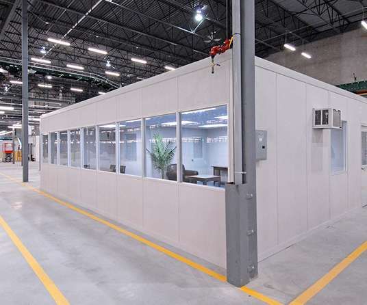 Văn phòng lắp ghép hiện đại tại TP HCM hoàn thiện bởi Anh Tuấn Group