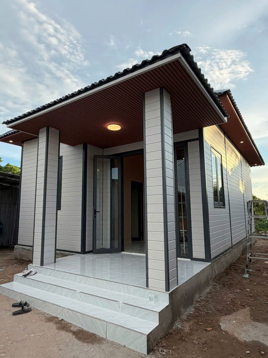 Anh Tuấn Group đã bàn giao nhà vườn lắp ghép panel tại Kiên Giang