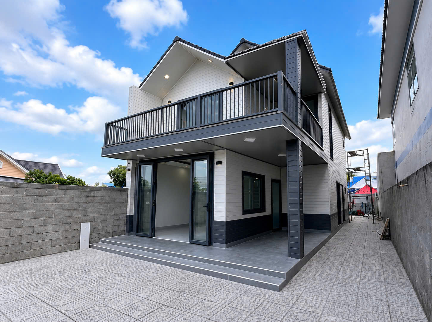 công trình nhà lắp ghép panel của Anh Tuấn Group tại Bình Thuận đã thi công