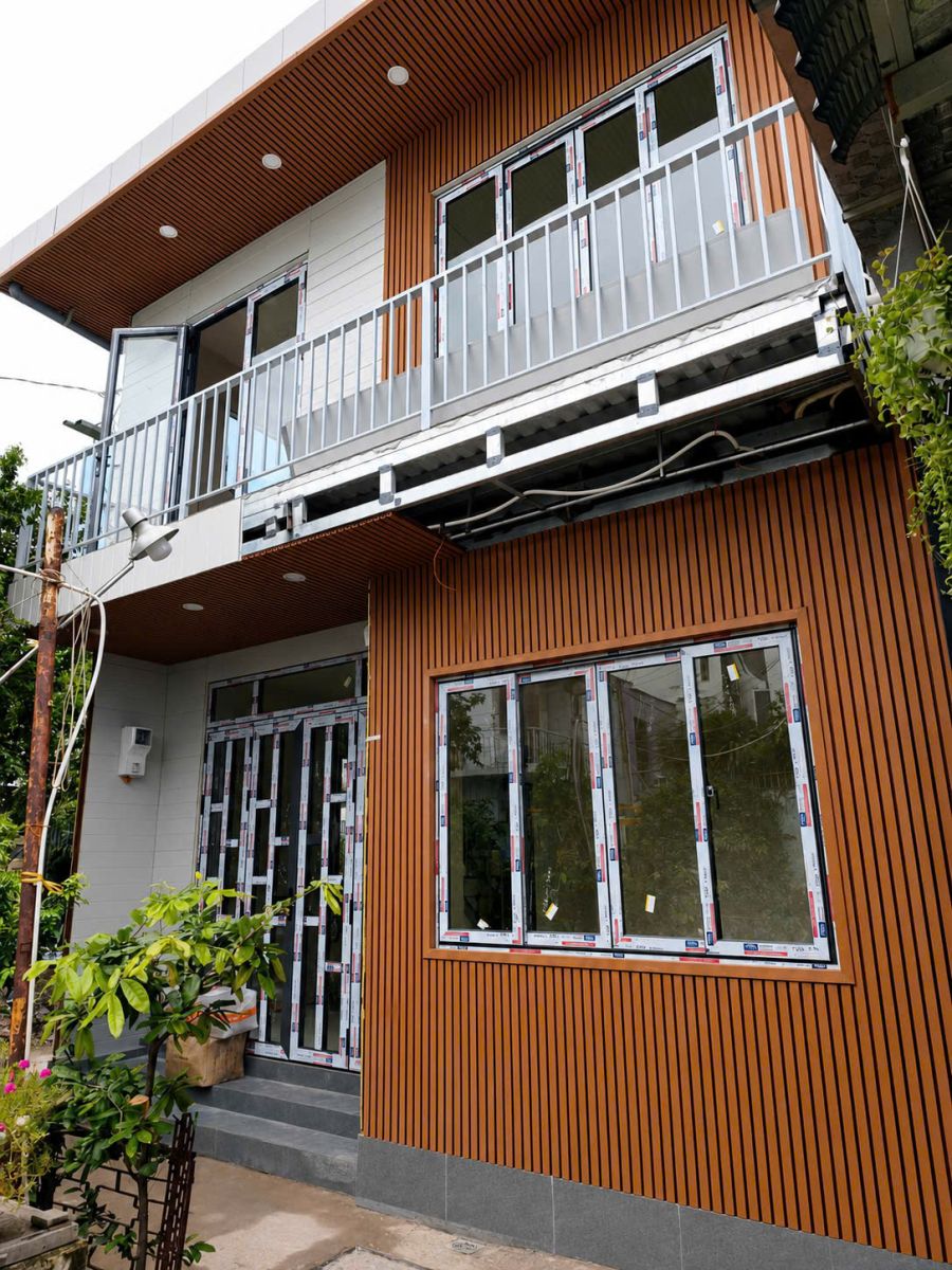 công trình nhà lắp ghép panel của Anh Tuấn Group tại Vĩnh Long chuẩn bị bàn giao