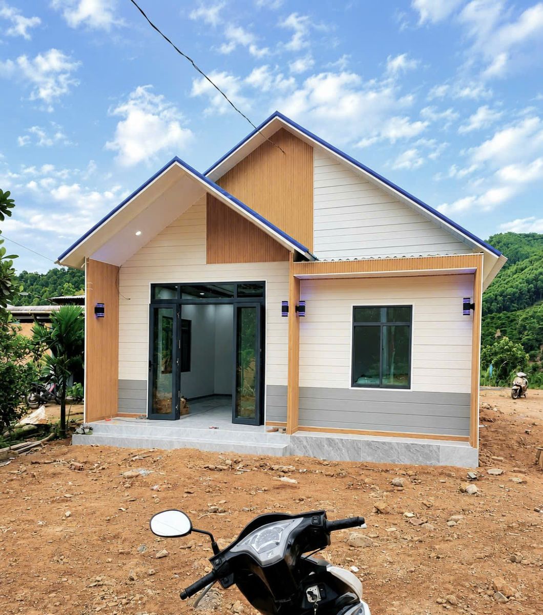 công trình nhà lắp ghép panel của Anh Tuấn Group tại Bình Phước chuẩn bị bàn giao