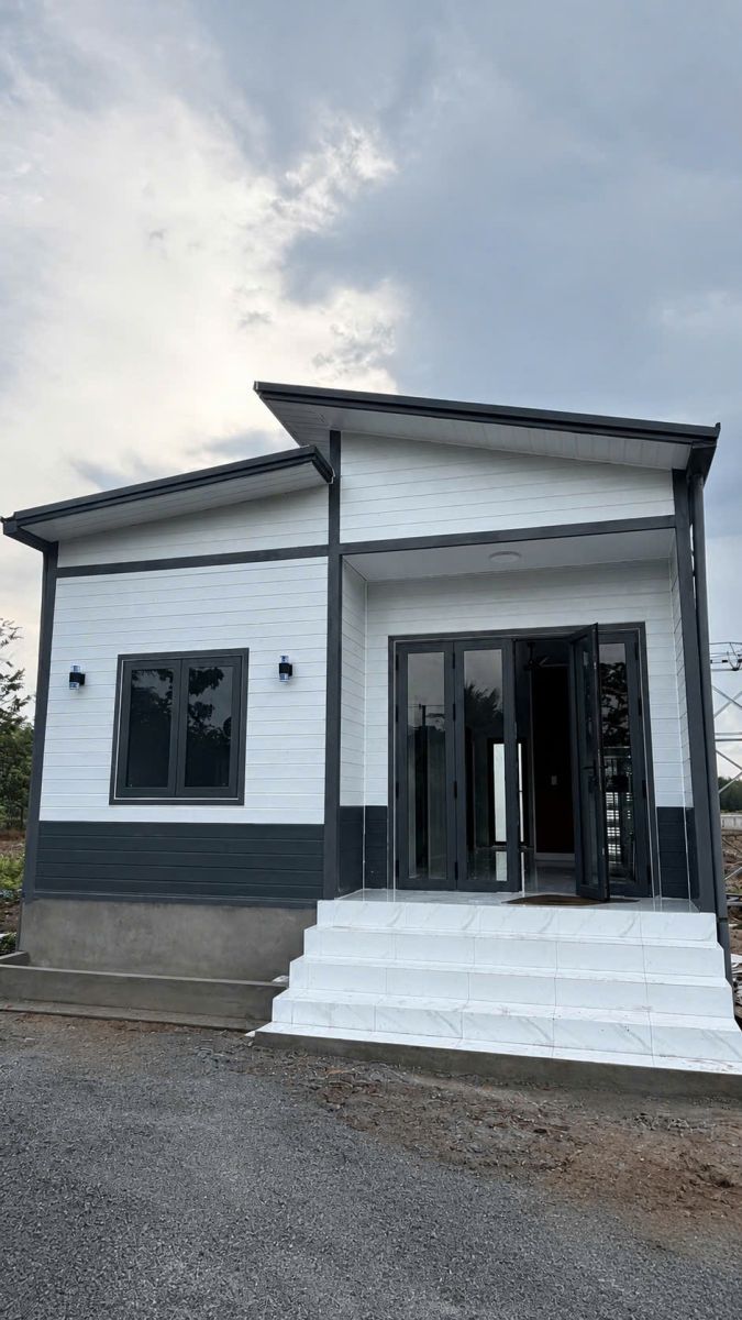 Anh Tuấn Group đã bàn giao căn nhà lắp ghép panel mái lệch tại Tây Ninh