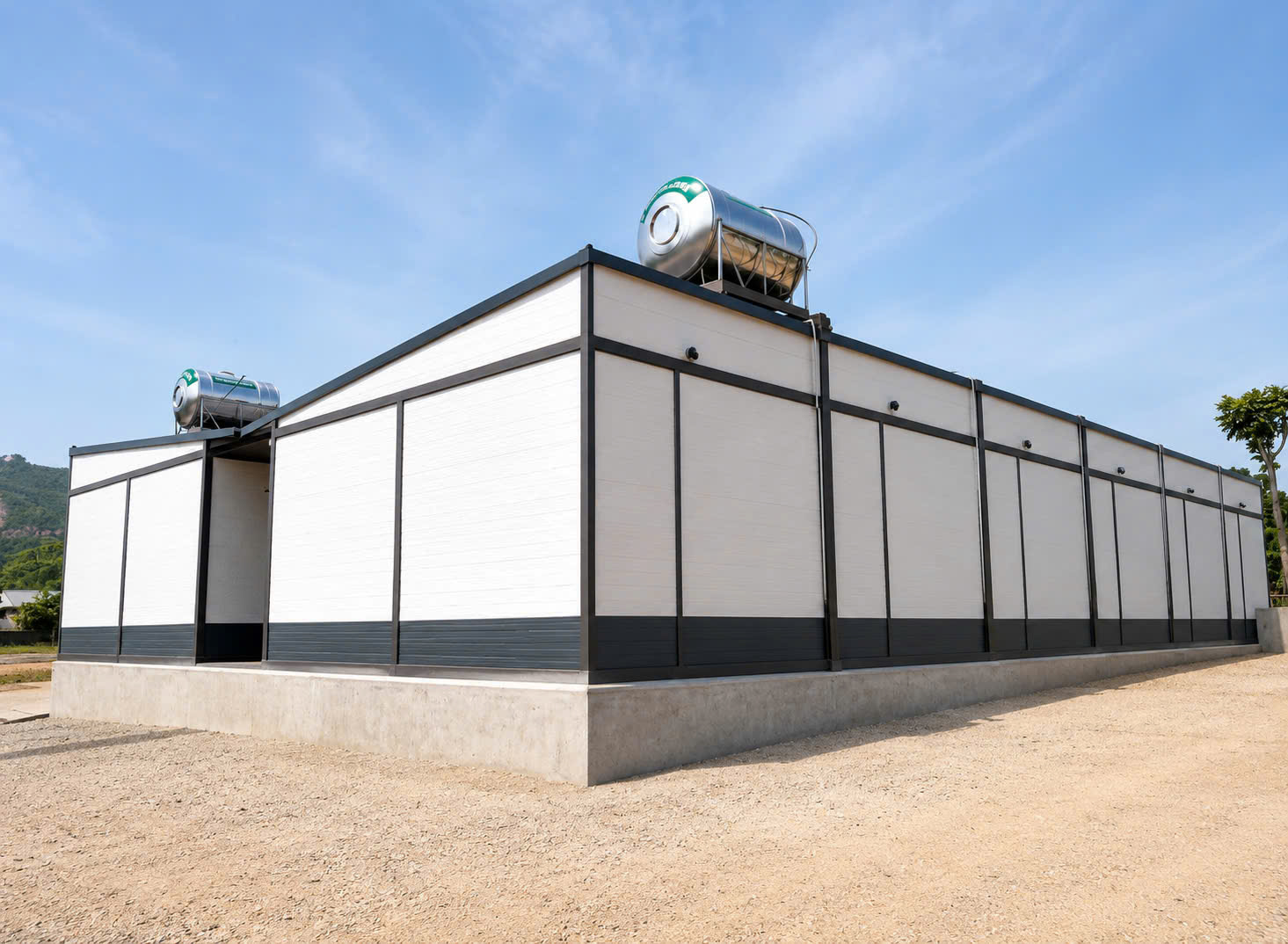 nhà trọ lắp ghép panel tại Kon Tum