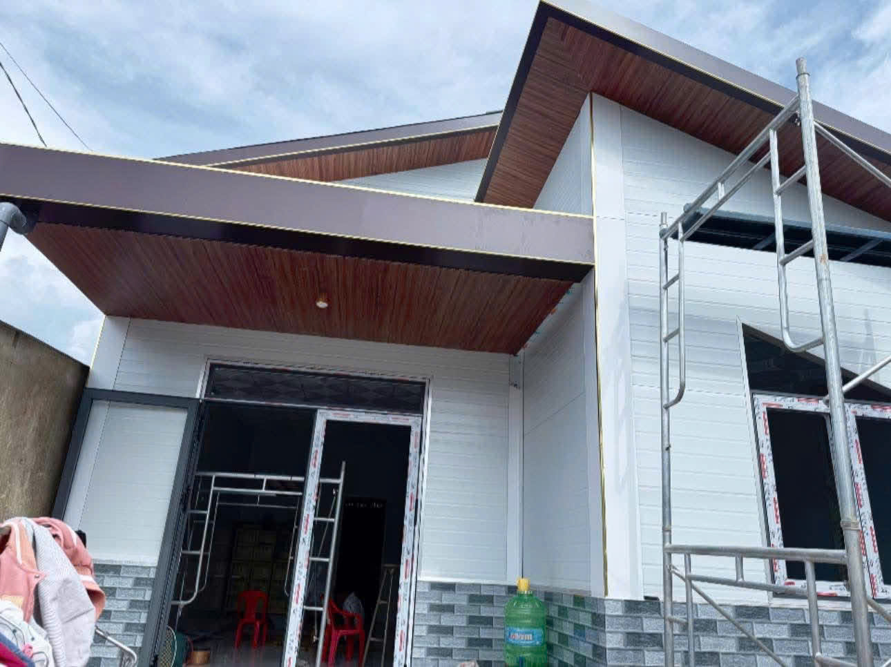 công trình nhà lắp ghép panel của Anh Tuấn Group tại Bình Dương đang thi công