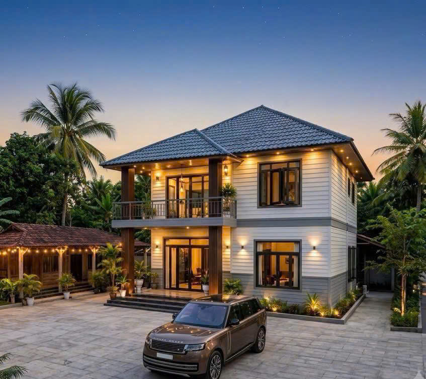 Villa nghỉ dưỡng lắp ghép panel tại Bình Dương
