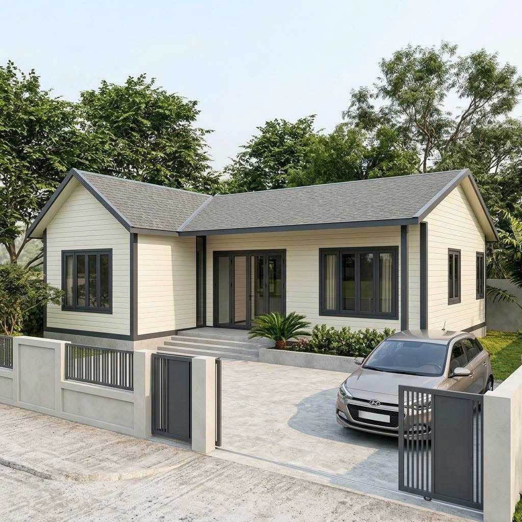 nhà lắp ghép panel ở lâu dài tại An Giang