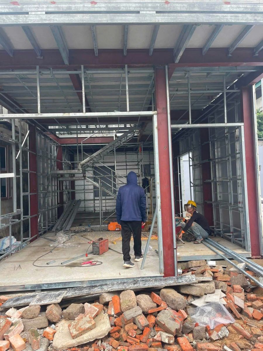 công trình nhà lắp ghép panel của Anh Tuấn Group tại Tây Ninh sắp hoàn thiện