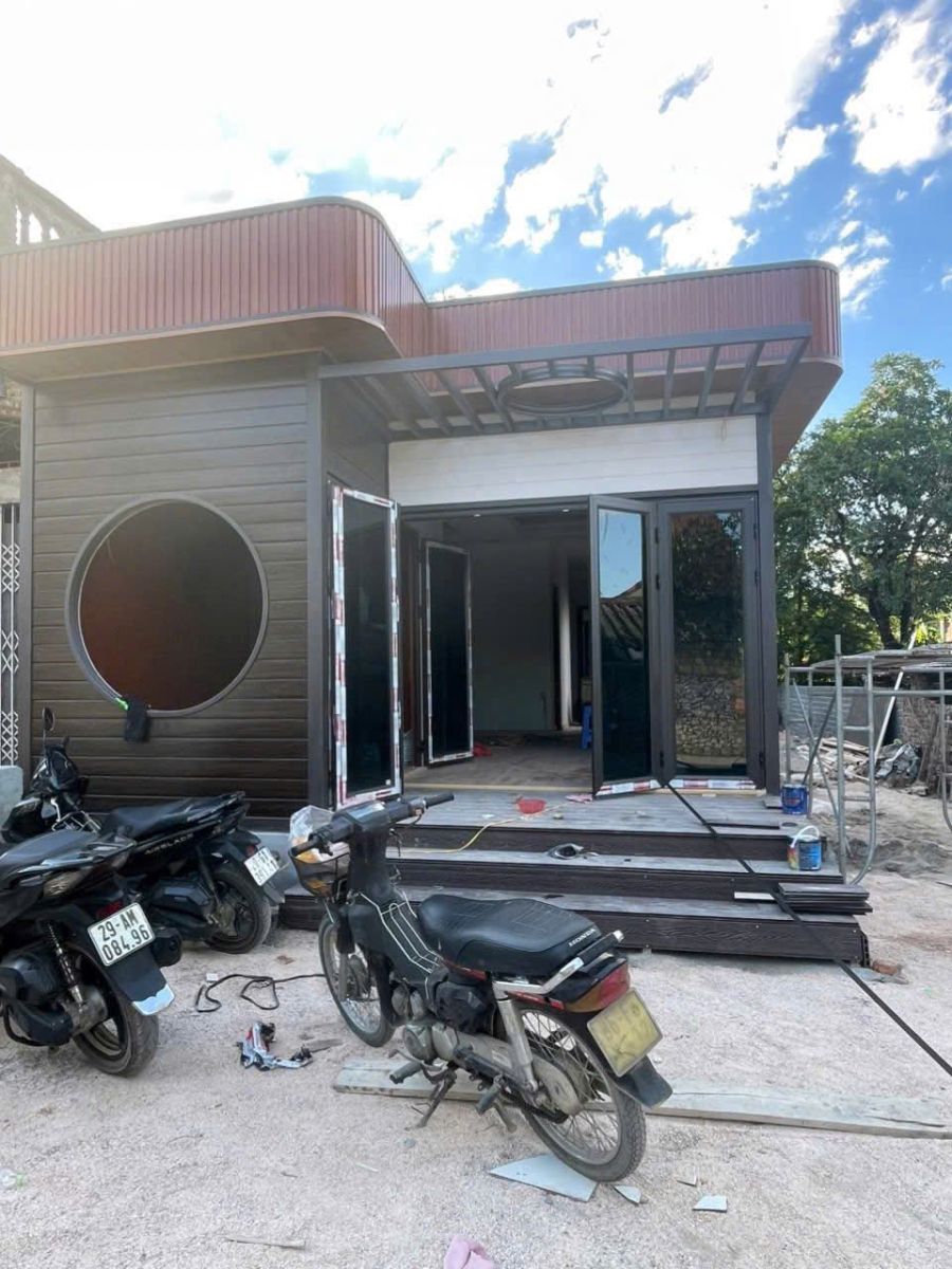 công trình nhà lắp ghép panel của Anh Tuấn Group chuẩn bị bàn giao