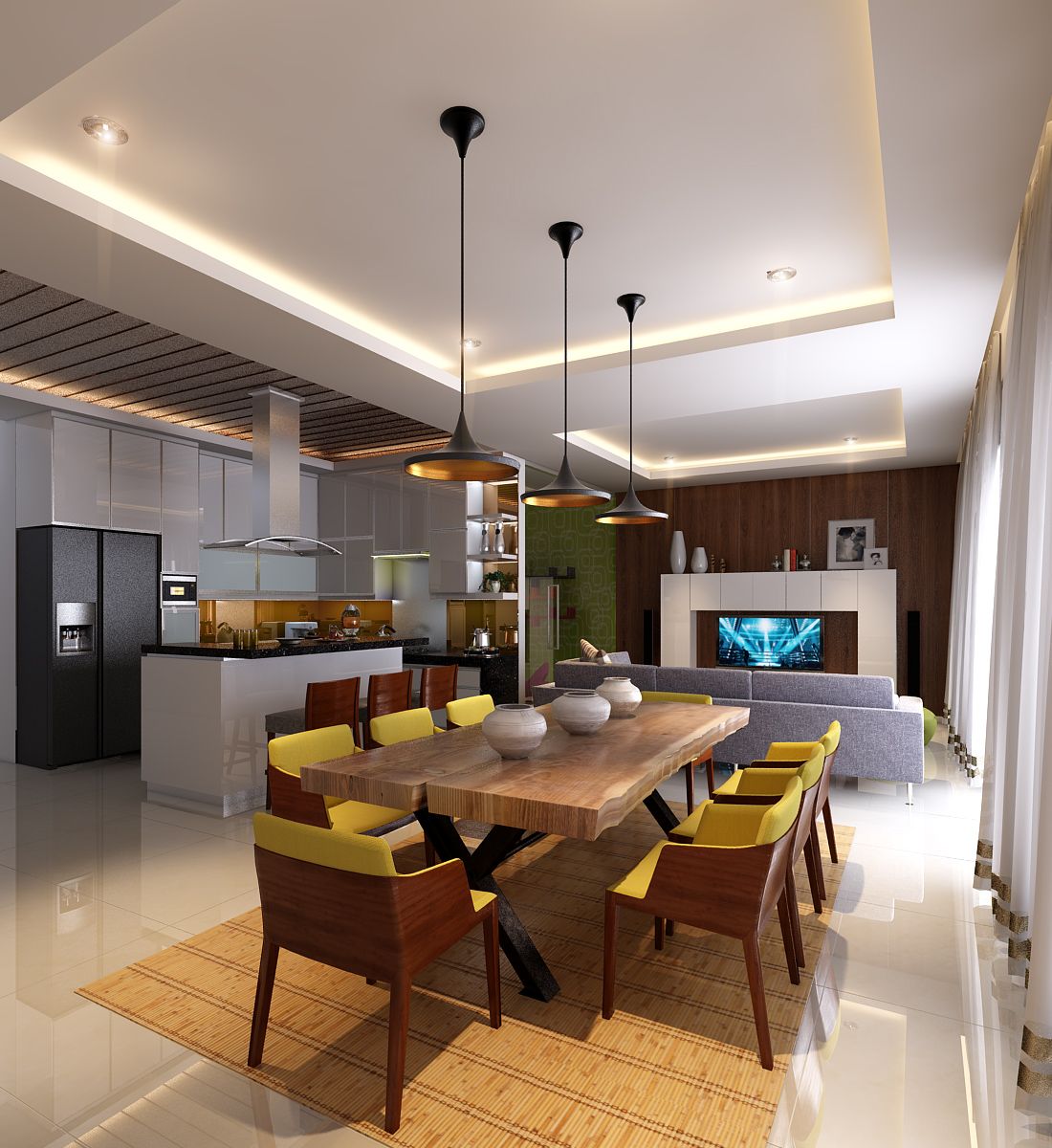 Mẫu trần nhựa căn hộ chung cư