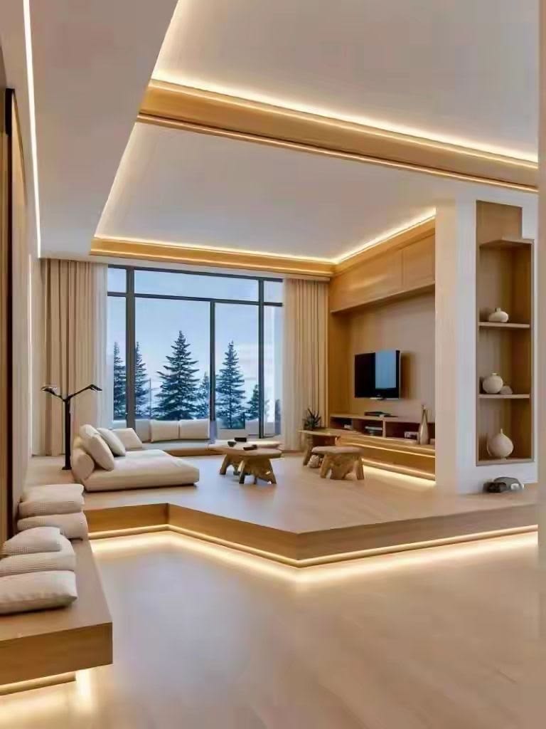Thi công trần nhựa căn hộ chung cư