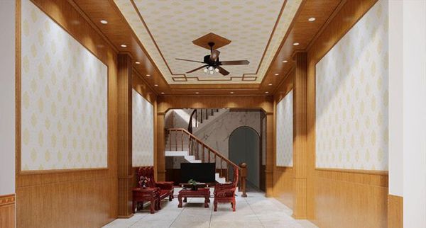 Thi công trần nhựa nhà ở dân dụng