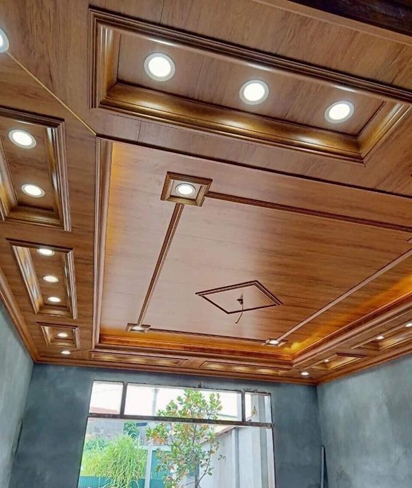trần nhựa vân gỗ tại Củ Chi TP HCM thi công bởi Anh Tuấn Group