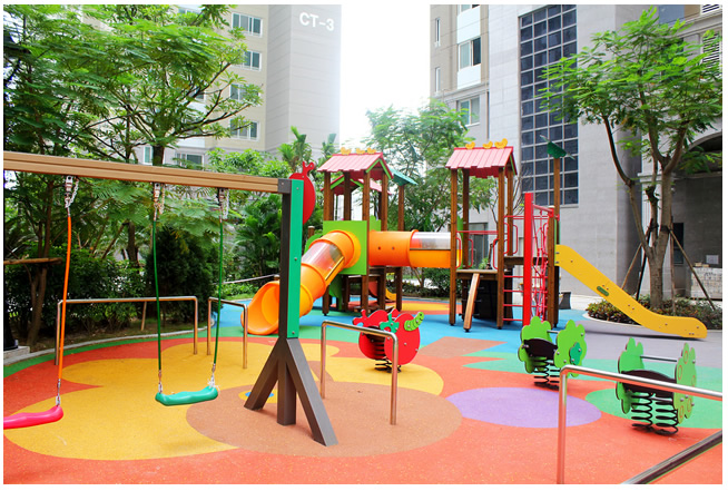 Thi công khu vui chơi ngoài trời tại quận 3 TP HCM - Anh Tuấn Group