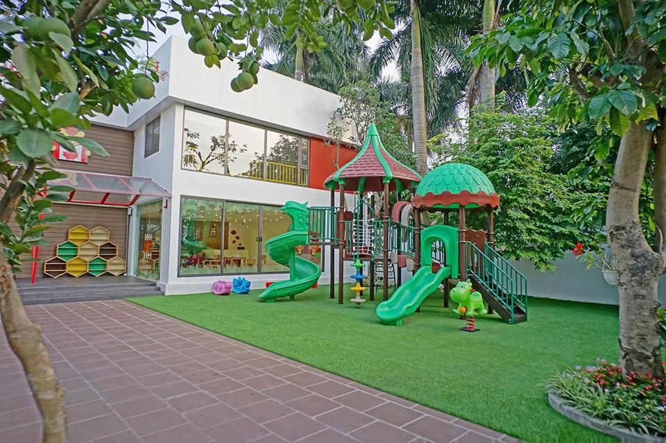 Anh Tuấn Group đã hoàn thiện khu vui chơi ở tường mầm non tại quận 5 TP HCM