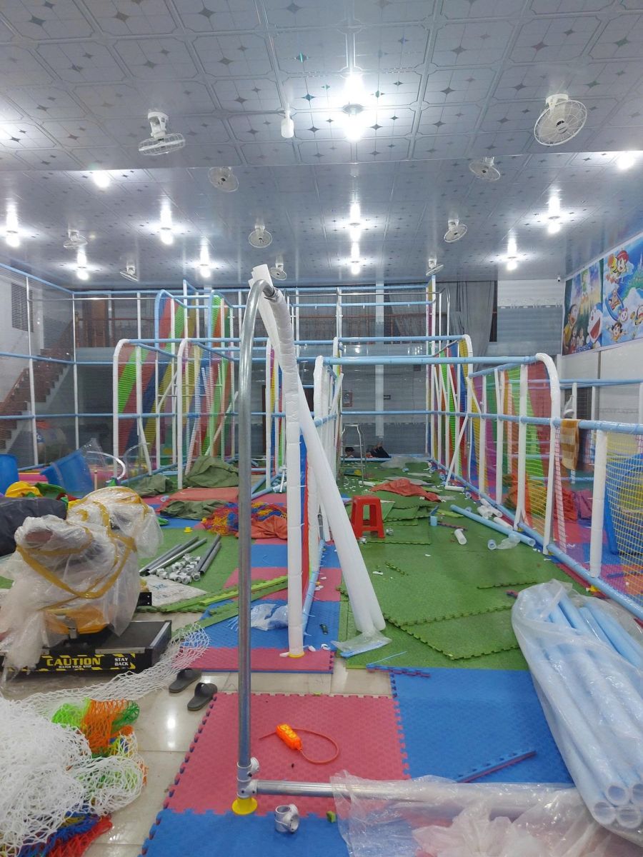 khu vui chơi 200m2 tại tại Tân Bình TP HCM thi công bởi Anh Tuấn Group