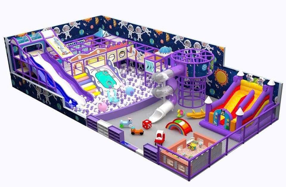 Thi công khu vui chơi mini (30-100 m2)
