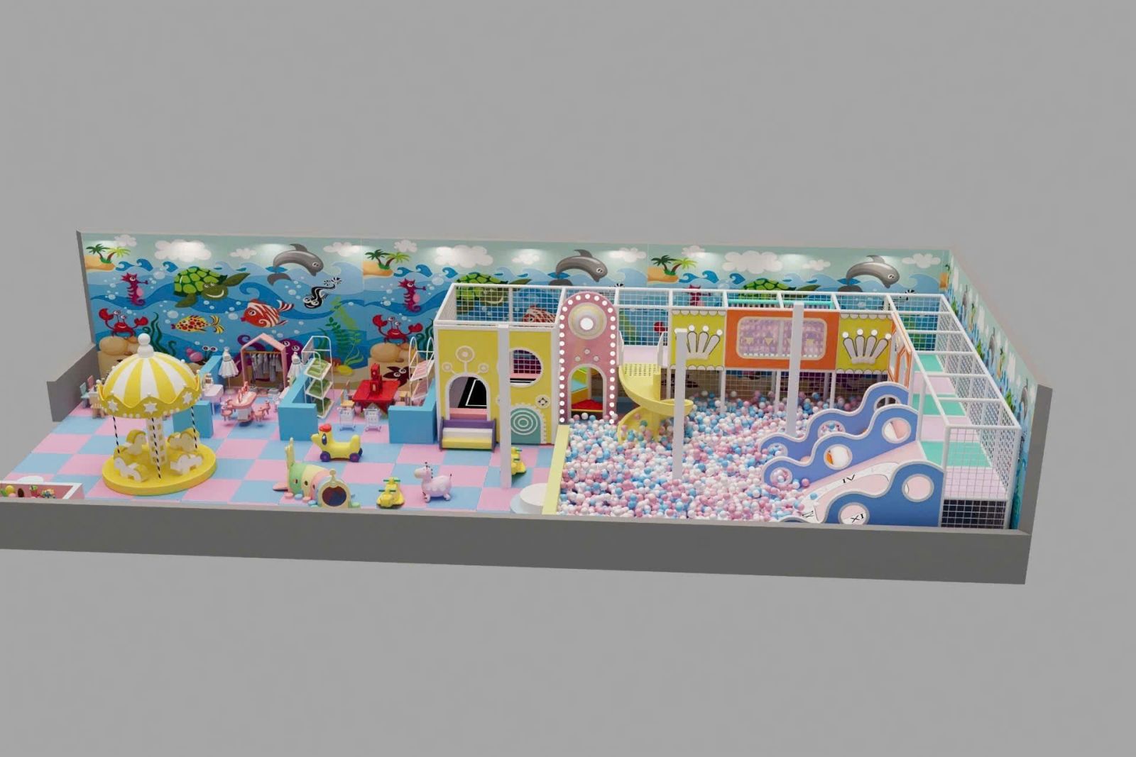 Khu vui chơi mini (30-100 m2)