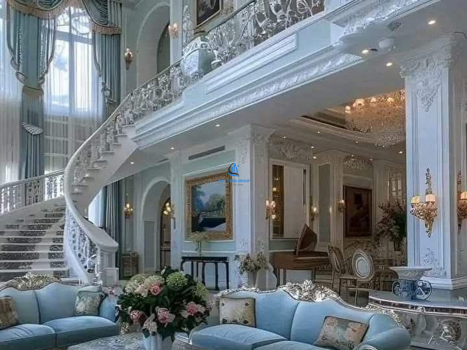 Thiết kế thi công nội thất tân cổ điển tại quận 8