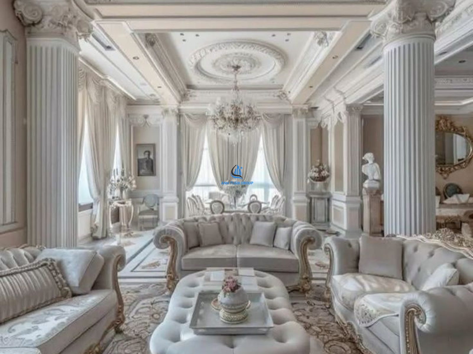 Thiết kế thi công nội thất biệt thự tại quận Gò Vấp