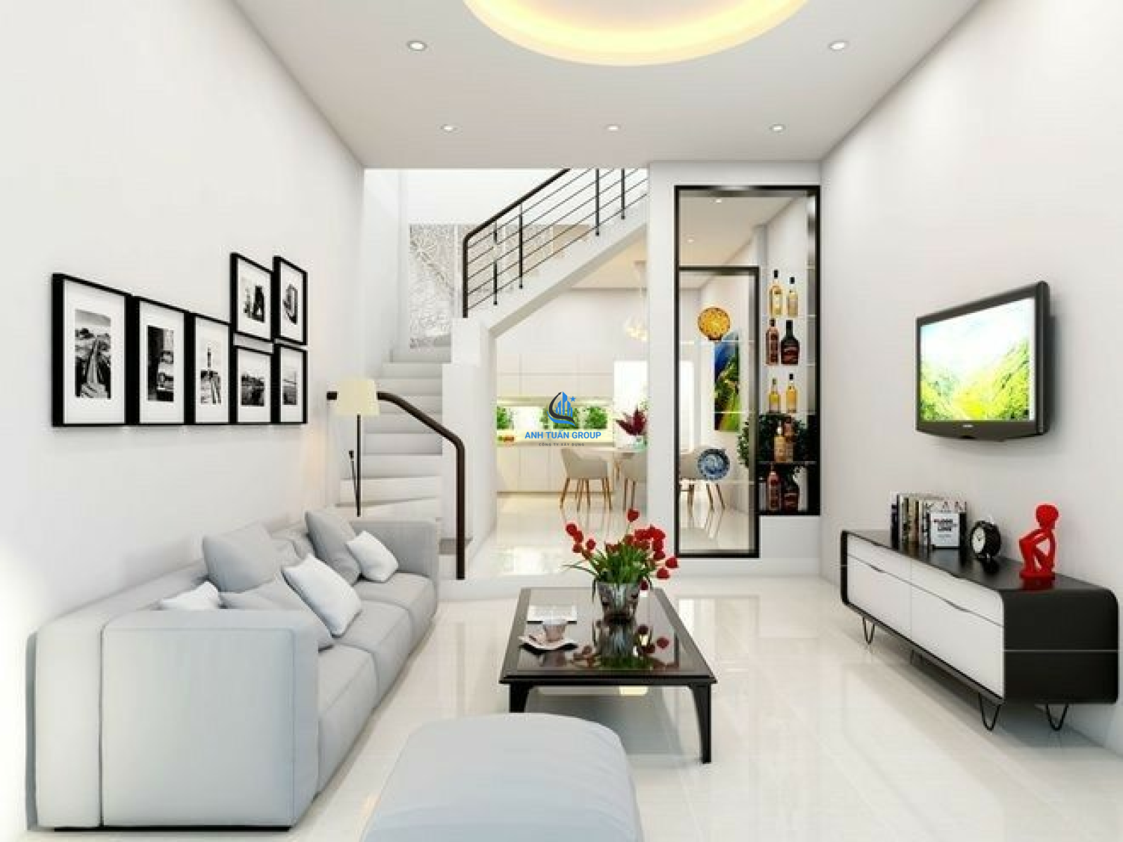 Thiết kế thi công nội thất nhà phố tại quận 7