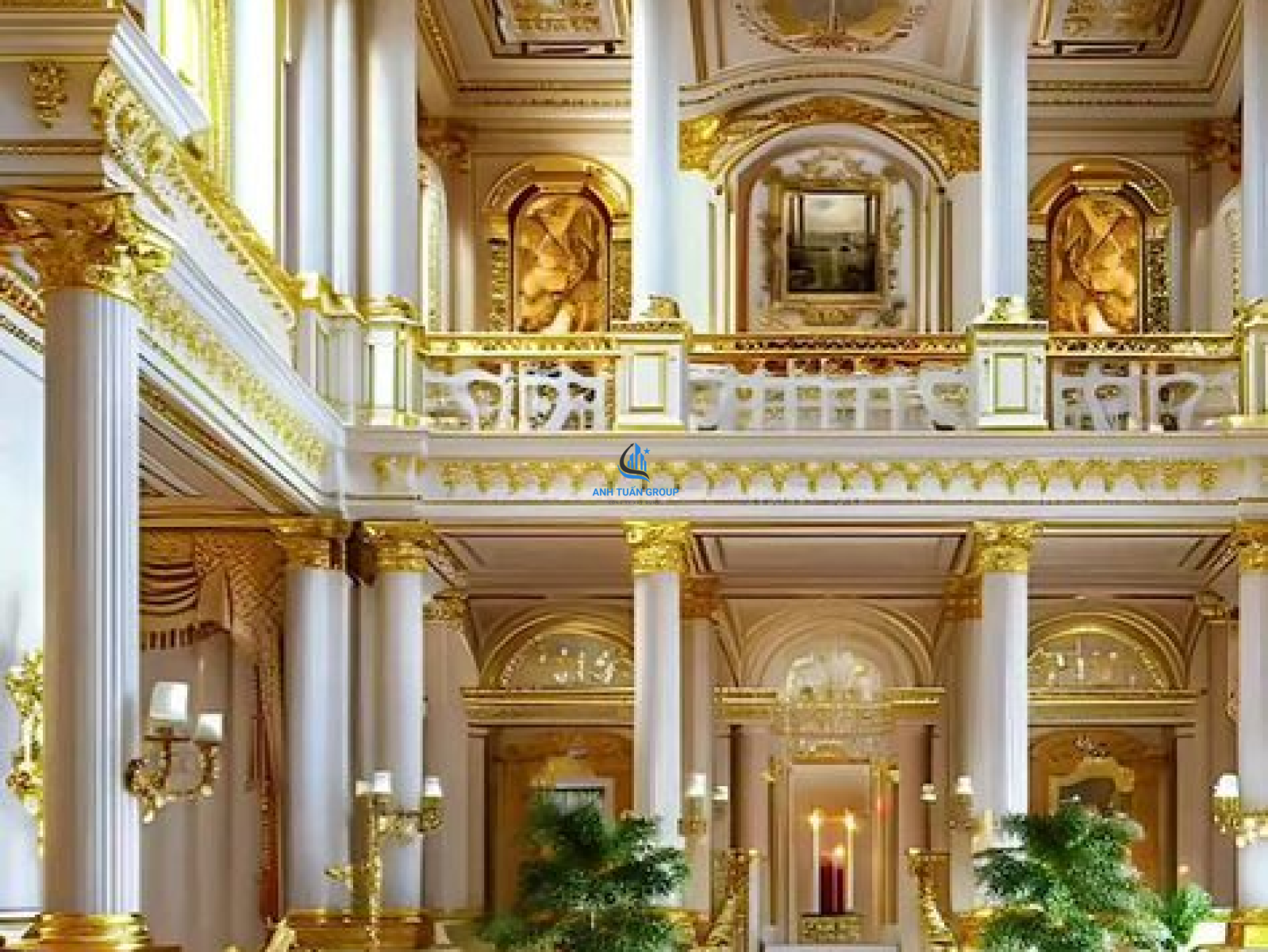 Thiết kế thi công nội thất tân cổ điển quận Tân Phú
