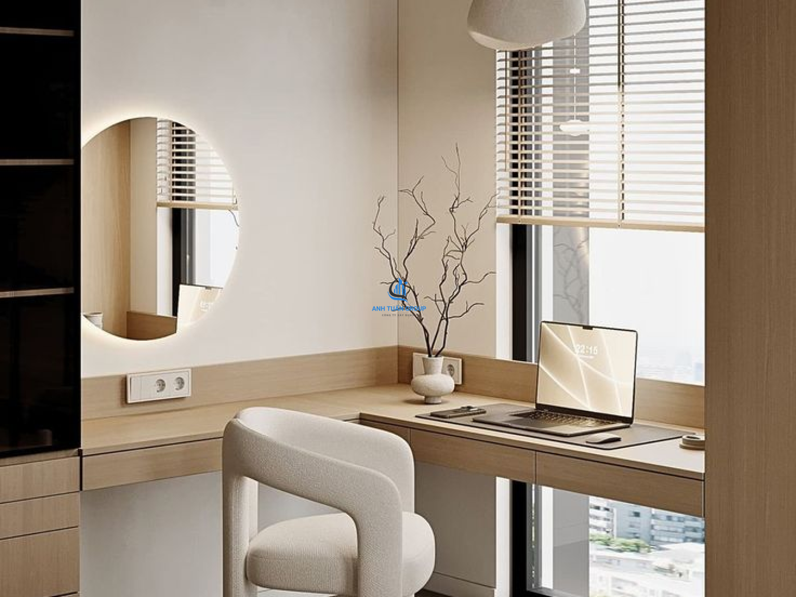 Thiết kế thi công nội thất hiện đại tại quận Bình Thạnh