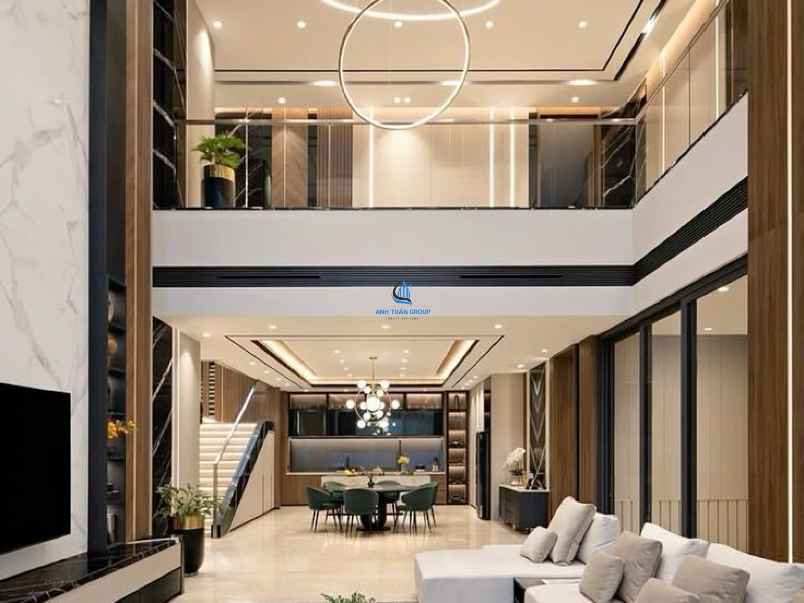 Thiết kế thi công nội thất nhà phố tại quận 4