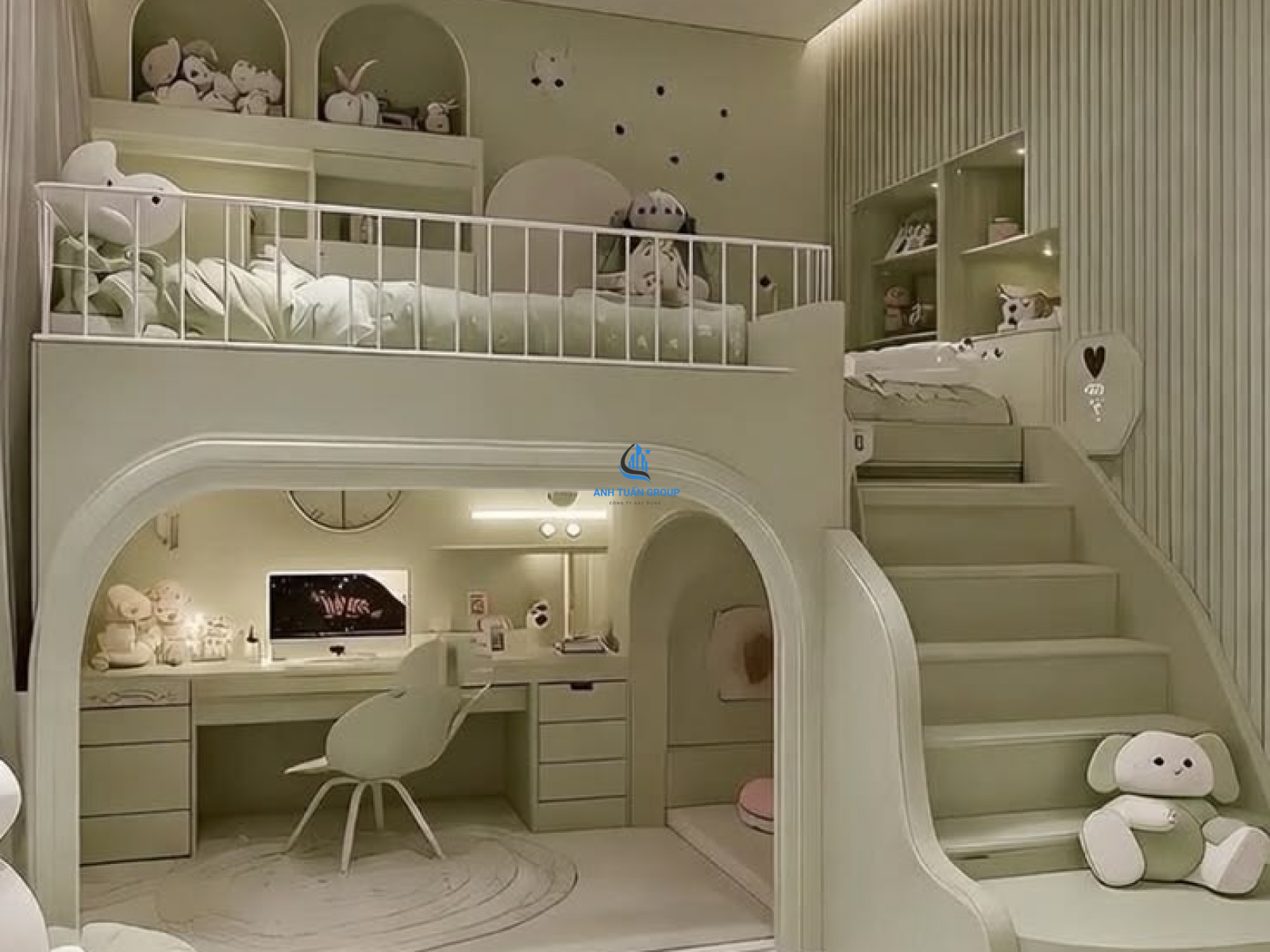 Thiết kế thi công nội thất nhà phố tại quận Phú Nhuận