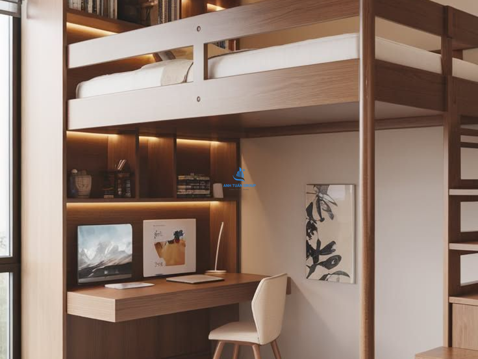 Thiết kế thi công nội thất nhà phố tại quận Tân Phú
