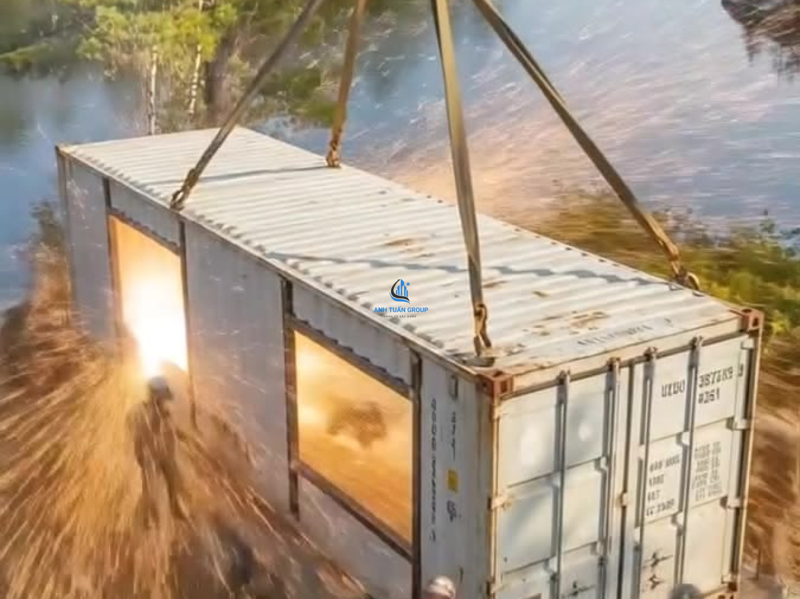 Thi công lắp đặt nhà container tại An Giang