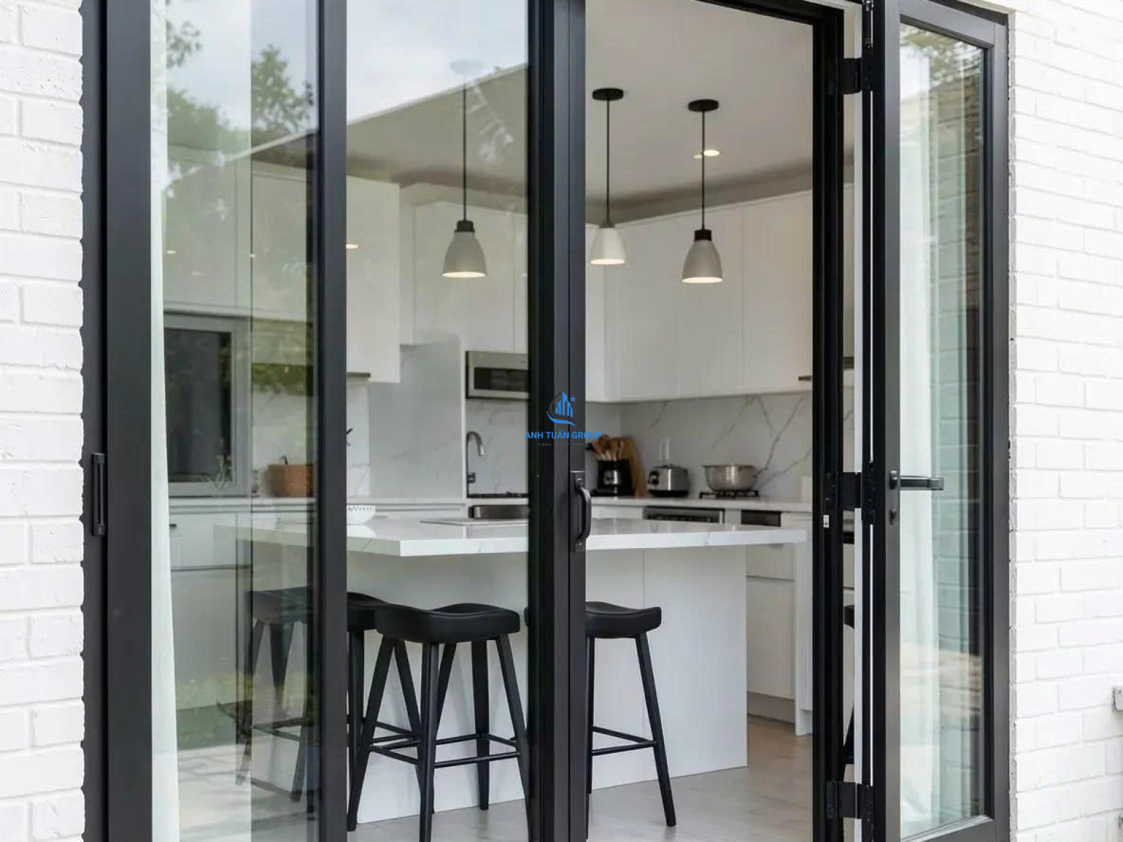 Thi công cửa kính cường lực quận 12 TP HCM