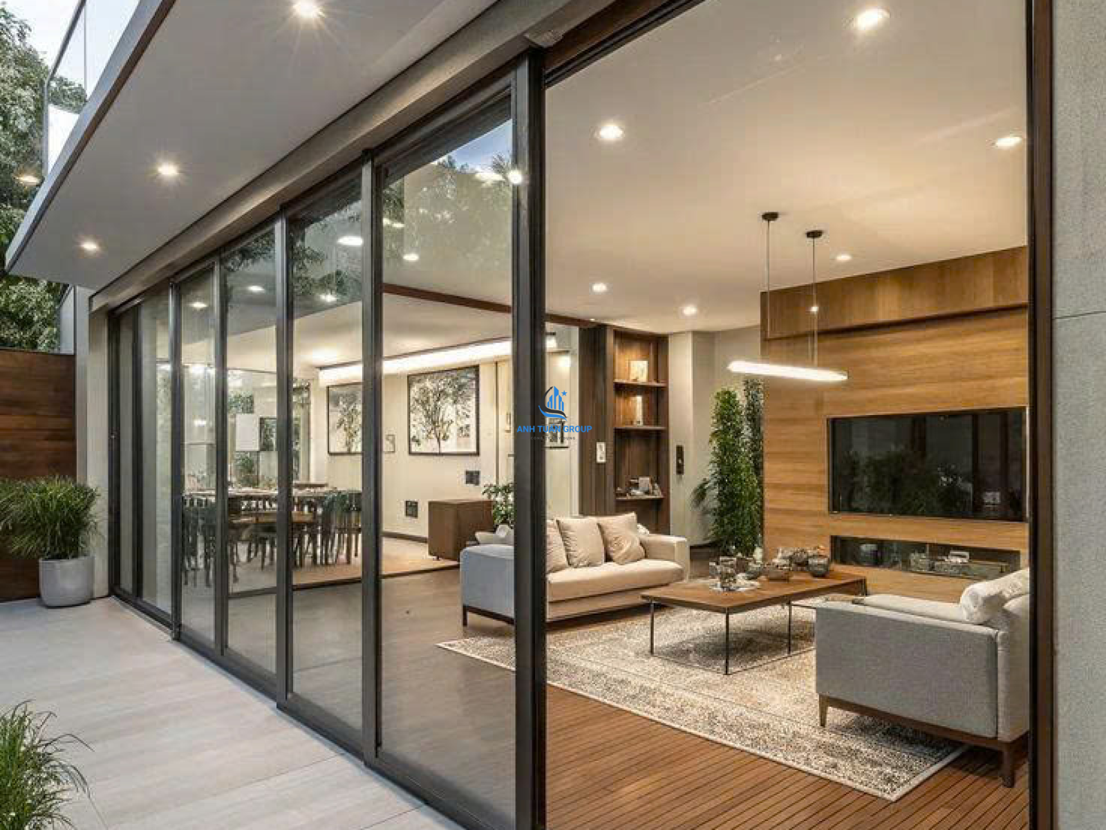 Thi công kính cường lực tại TP HCM