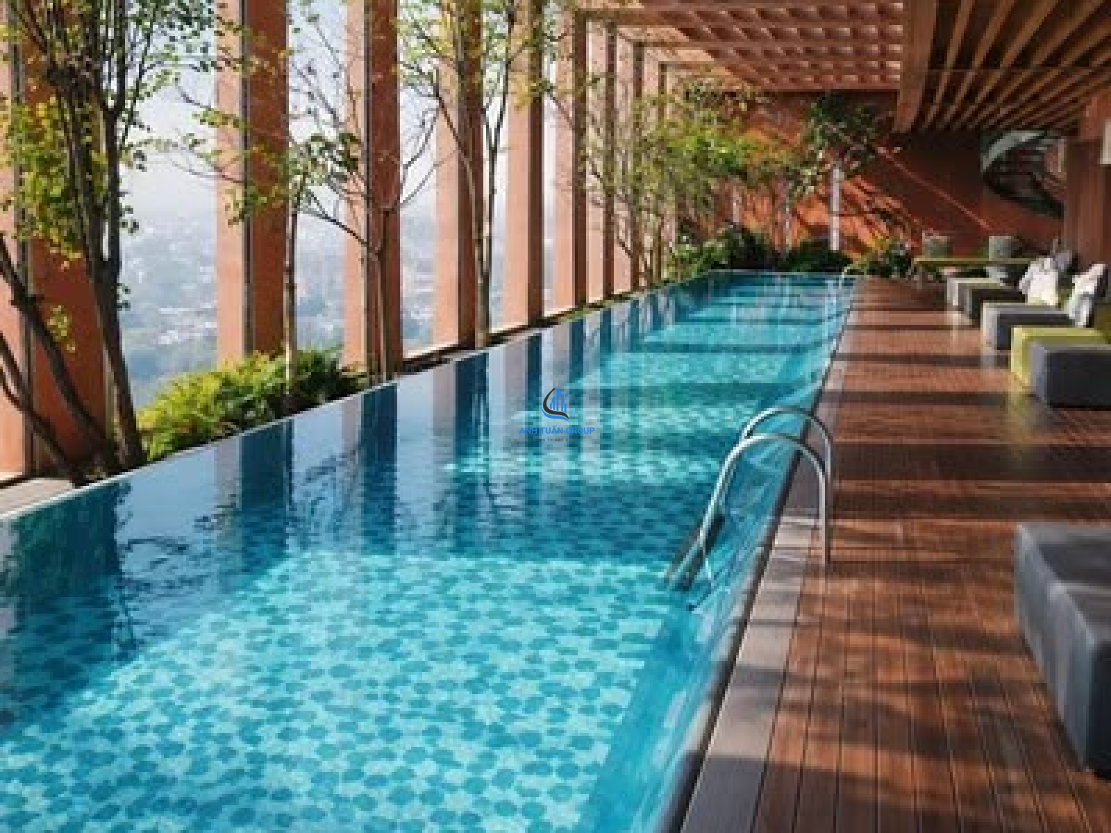 Hồ bơi khách sạn tại Gò Vấp TP HCM