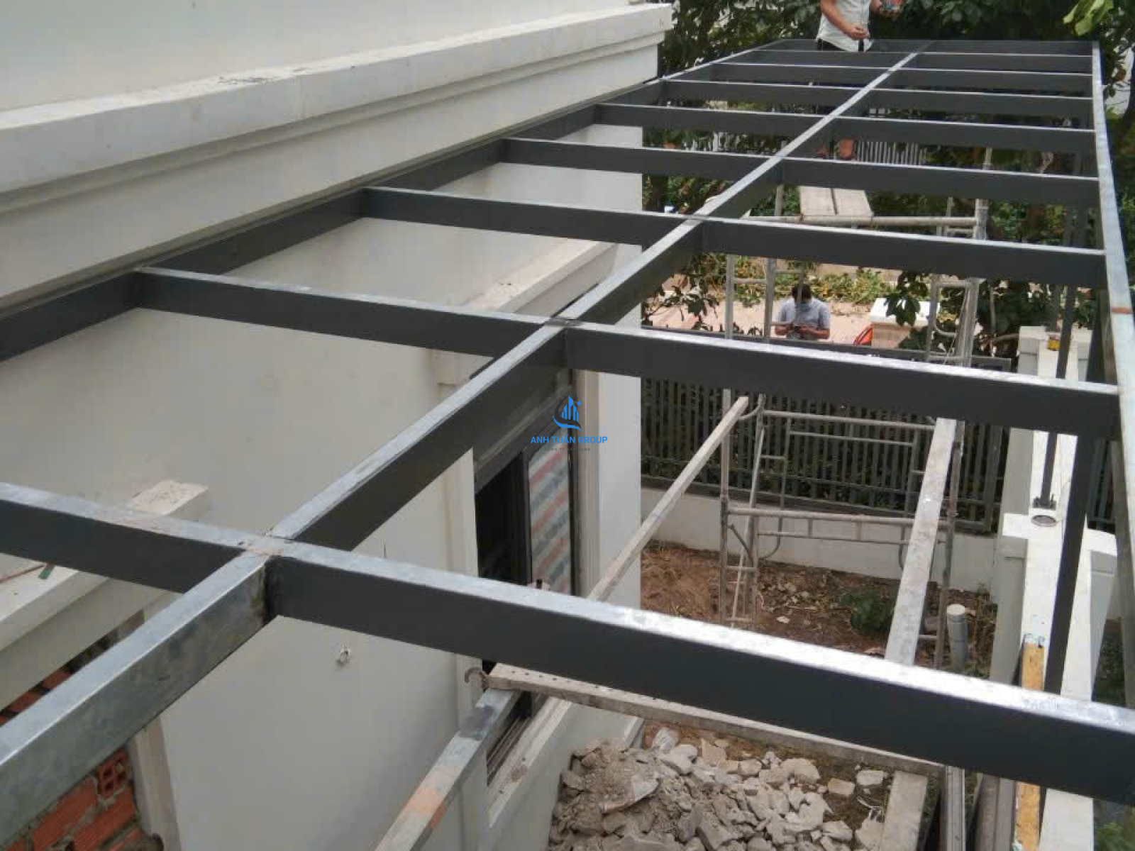 Báo Giá Thiết Kế Thi công Mái Che Kính Cường Lực Anh Tuấn Group