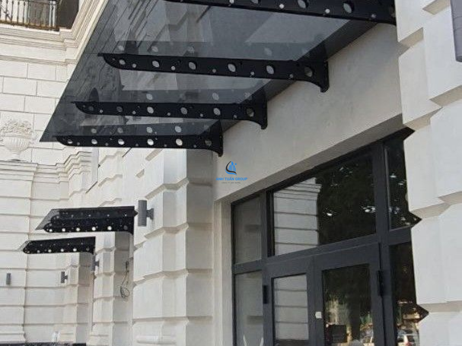 Mái kính cường lực huyện Nhà Bè TP HCM