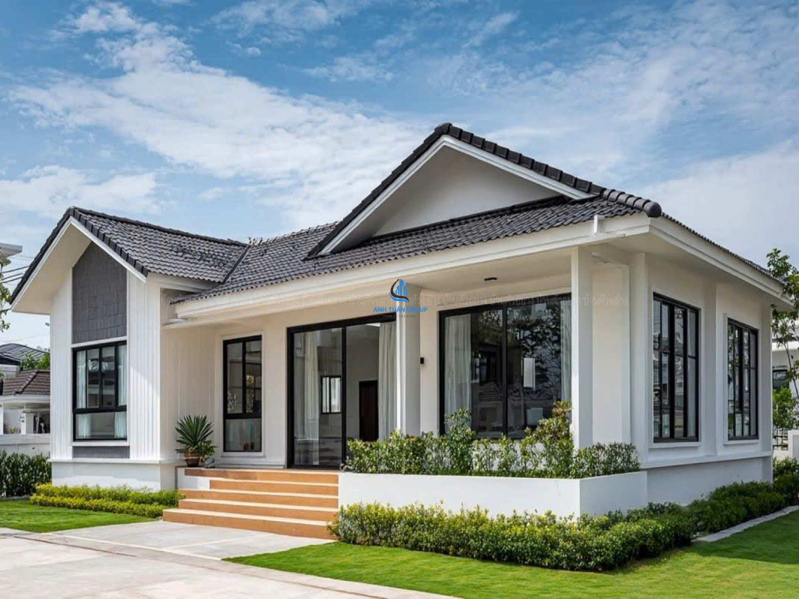 Thiết kế thi công nhà bê tông nhẹ đúc sẵn tại Kiên Giang