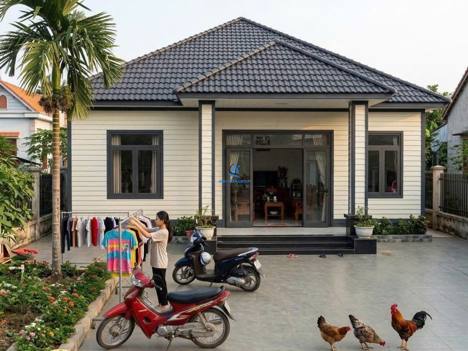 Thiết kế thi công nhà lắp ghép Panel tại tỉnh Tây Ninh
