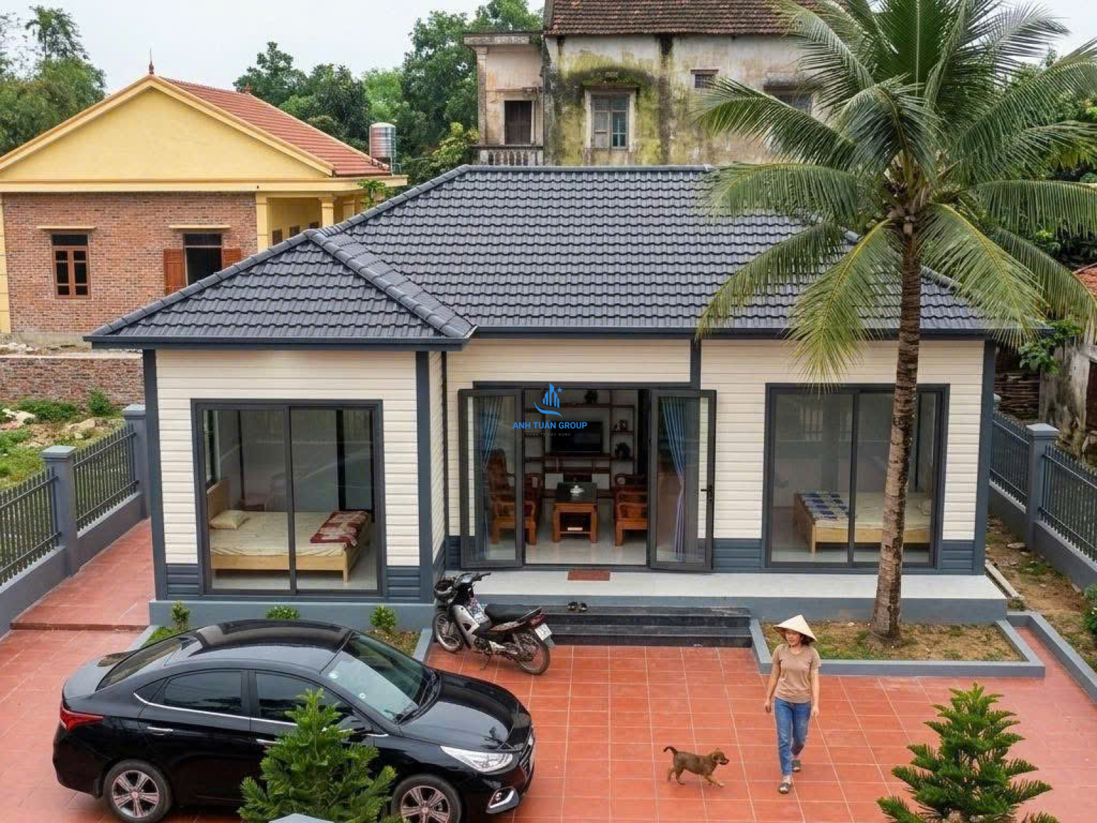 Mẫu nhà vườn lắp ghép đẹp tại Cần Thơ