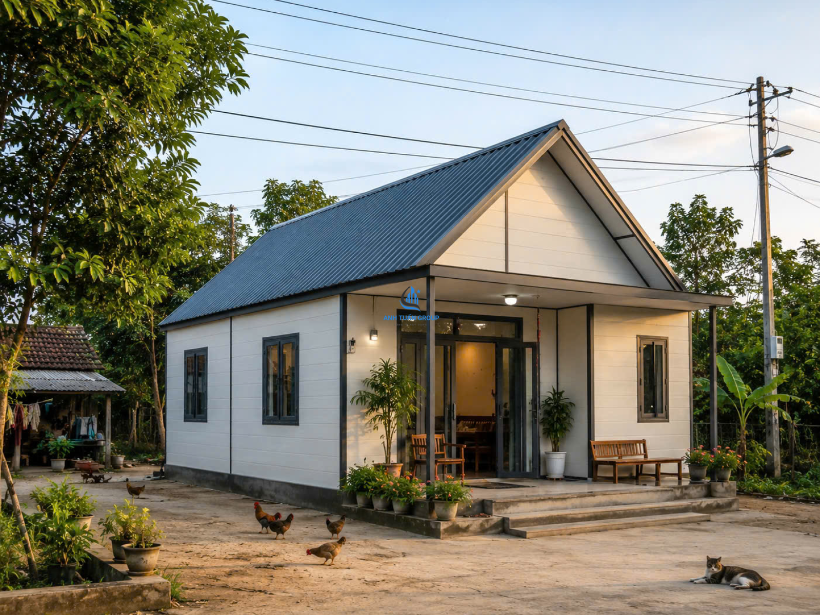 Nhà lắp ghép tại Vĩnh Long
