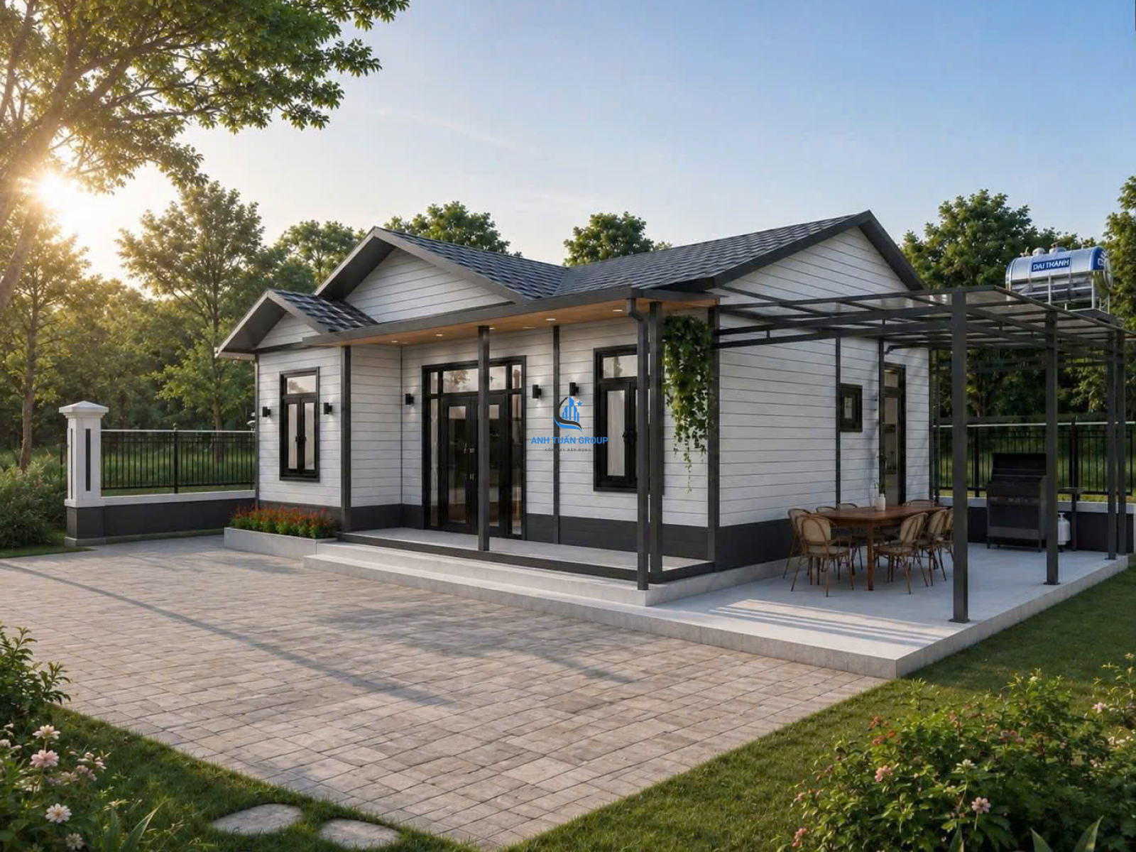 Nhà lắp ghép tại Kon Tum