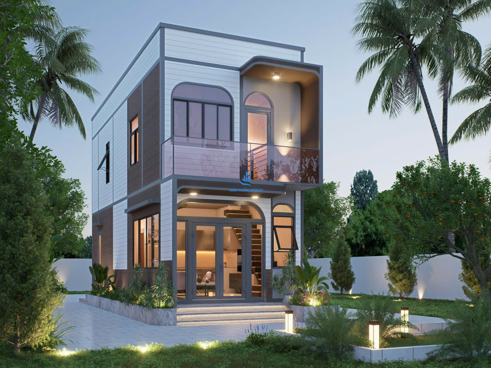 Mẫu nhà vườn lắp ghép đẹp tại Phan Thiết