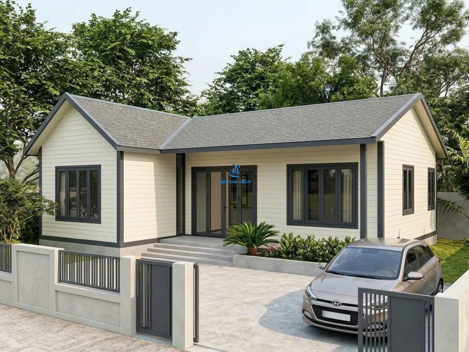Mẫu nhà vườn lắp ghép đẹp tại Lâm Đồng