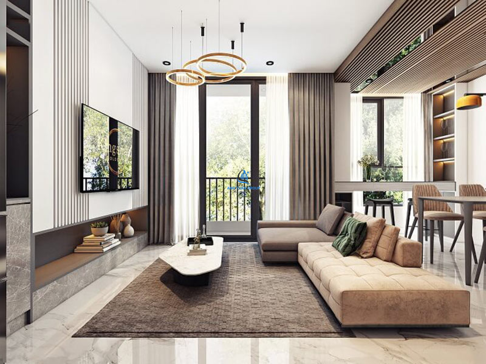 Nội Thất Chung Cư 2 Phòng Ngủ 