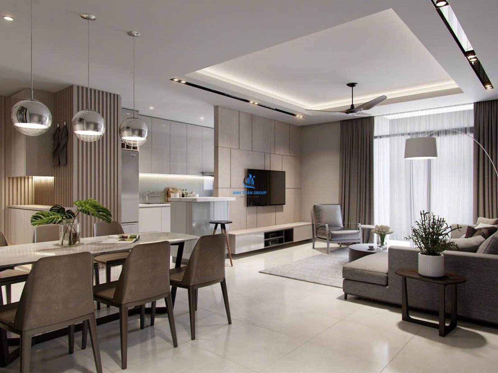 Thiết kế thi công nội thất tại Cần Giờ TP HCM