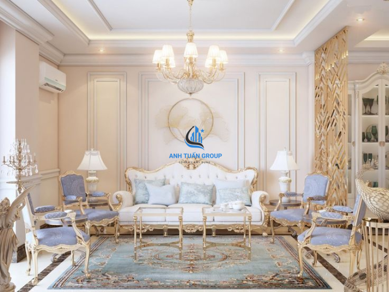 Thiết kế thi công nội thất tân cổ điển tại quận 5