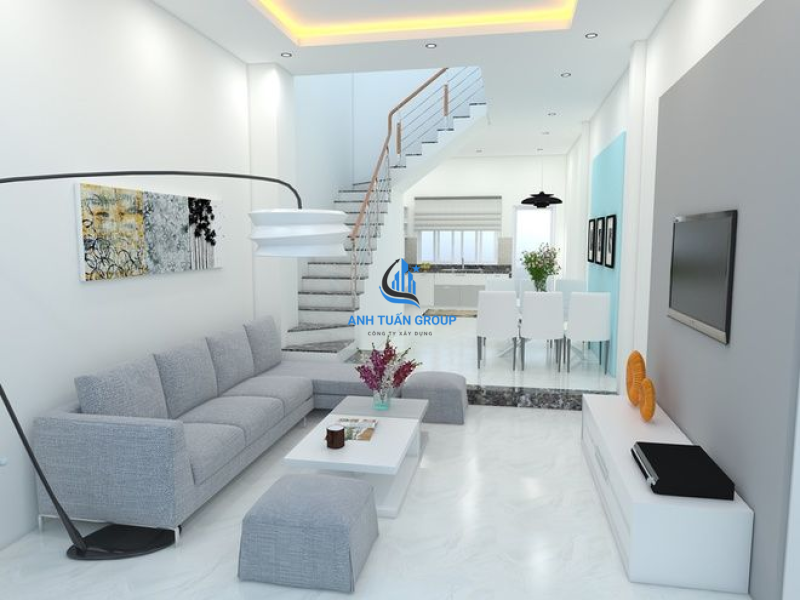 Thiết kế thi công nội thất nhà phố tại quận 8